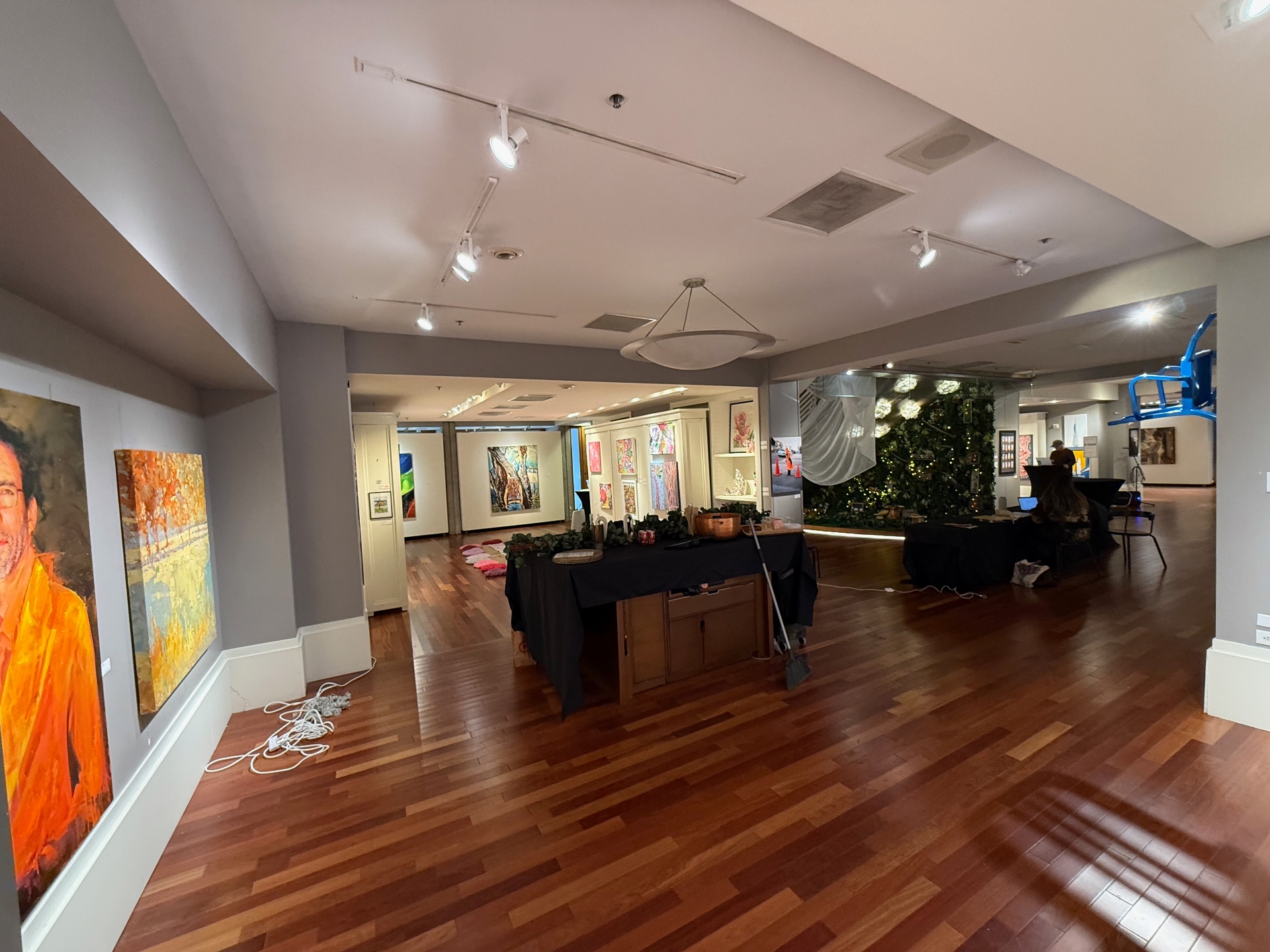 Downstairs lounge area